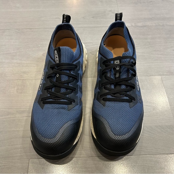 KEEN ESD Utility Men's Arvada Shift Composite Toe  Work Shoes Sz 9.5D Blue/White - Picture 3 of 9